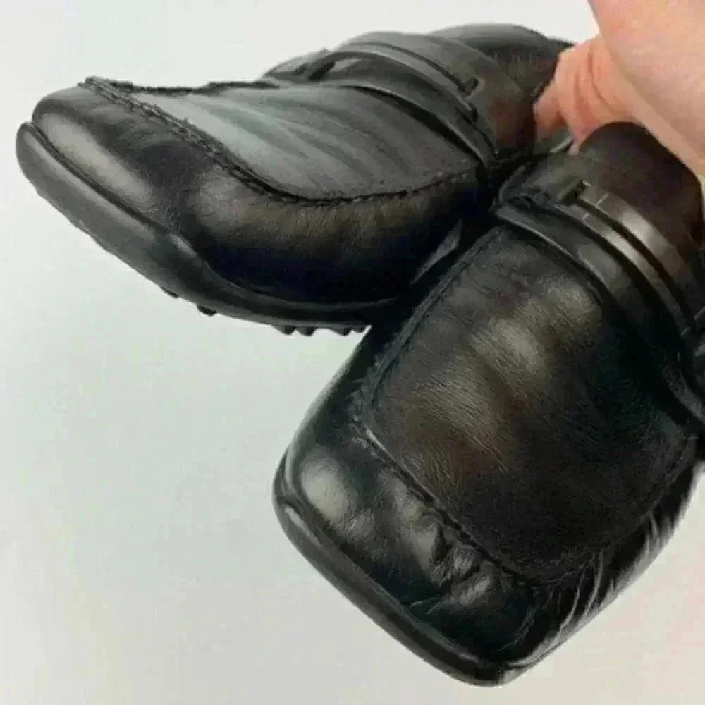 Calvin Klein loafers Benson size 10 black leather - Picture 7 of 8